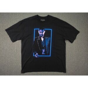 USHER The Vegas Residency 2022 T-Shirt Sz XL Black Double-Sided Concert R&B
